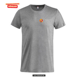 Clique Basic - T - Herren - grau meliert- Mittelschule Karlsfeld
