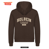 Clique MIAMI Hoody - Unisex - braun - beidseitig bedruckt - Holbein Gymnasium Augsburg
