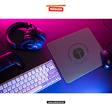 CT Mousepad - grau - St.-Bonaventura-Gymnasium Dillingen - Logo einfarbig