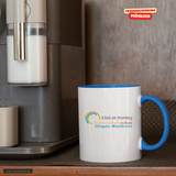 CT Tasse - blau - Schule am Stromberg - Schriftzug