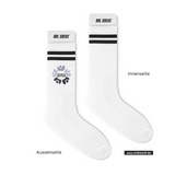 CT Tennissocken - schwarz/weiß/schwarz - Mittelschule Metten - Logo schwarz