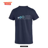 Clique Basic - T - Herren - dark navy - beidseitig bedruckt - Gottlieb-Daimler-Schule Ludwigsfelde