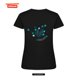 Clique BASIC T - Damen - schwarz - beidseitig bedruckt - Büchen Friedegart Belusa GS