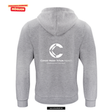 BASIC Hoody - Kinder - grau - Druck beidseitig - Aspach Conrad-Weiser-Schule
