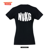Clique BASIC T - Damen - schwarz - beidseitig bedruckt - Nikolaus-von-Kues Gymnasium