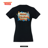 Clique BASIC T - Damen - schwarz - beidseitig bedruckt - Oskar-Schwenk-Schule
