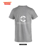 Clique Basic - T - Herren - grau - beidseitig bedruckt - Aspach Conrad-Weiser-Schule