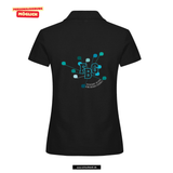Clique BASIC Polo - Damen - schwarz - Druck beidseitig - Büchen Friedegart Belusa GS