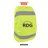 Korntex Reflective Cover - neon - Rudolf Diesel Gymnasium in Augsburg - Schriftzug schwarz