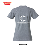 Clique BASIC T - Damen - grau - beidseitig bedruckt - Aspach Conrad-Weiser-Schule