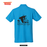 Clique BASIC Polo - Herren - turquoise - beidseitig bedruckt - Königs Wusterhausen Marie-und Hermann-Schmidt Schule