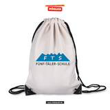 CT Gymbag - natur - 5-Täler-Schule - Logo zweifarbig