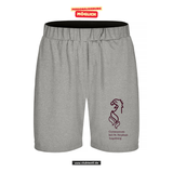 Clique BASIC Active Short - Kinder - grau meliert - Gymnasium bei St. Stephan - Logo schwarz