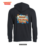 BASIC Hoody - Kinder - schwarz - Druck beidseitig - Oskar-Schwenk-Schule