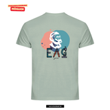 Clique Basic - T - Herren - sage green - beidseitig bedruckt - Ernst-Abbe-Gymnasium Jena