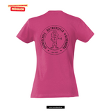 Clique BASIC T - Damen - bright cerise - beidseitig bedruckt - Oldenburg Grundschule Dietrichsfeld