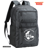 Clique PRESTIGE Backpack - Oberschule Braunlage - Logo Schatten weiß