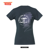 Clique BASIC T - Damen - dark navy - beidseitig bedruckt - Michelstadt Gymnasium