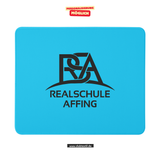 CT Mousepad - blau - Realschule Affing - Logo einfarbig