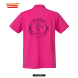 Clique BASIC Polo - Herren - bright cerise - Druck beidseitig - Oldenburg Grundschule Dietrichsfeld