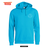 BASIC Hoody - Kinder - turquoise - Druck beidseitig - Oldenburg Grundschule Dietrichsfeld