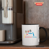 CT Tasse - schwarz - Grundschule Kissing - Logo bunt