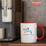 CT Tasse - rot - Grundschule Kissing - Logo bunt