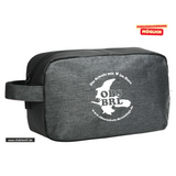 Clique PRESTIGE Toilet Case - Kulturbeutel - Oberschule Braunlage - Logo Schatten weiß