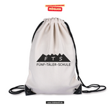 CT Gymbag - natur - 5-Täler-Schule - Logo schwarz