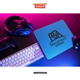 CT Mousepad - blau - Realschule Affing - Logo einfarbig