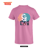 Clique Basic - T - Kinder - bright pink - beidseitig bedruckt - Ernst-Abbe-Gymnasium Jena