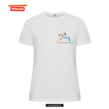 Clique BASIC T- Damen - weiß - Grundschule Kissing