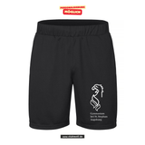 Clique BASIC Active Short - Kinder - schwarz - Gymnasium bei St. Stephan - Logo weiß