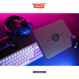 CT Mousepad - grau - St. Ursula Realschule Dorsten - Logo since schwarz