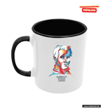 CT Tasse - schwarz - Humboldtschule Leipzig - Illustration bunt