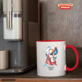 CT Tasse - rot - Humboldtschule Leipzig - Illustration bunt