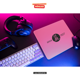 CT Mousepad - rosa - St. Ursula Realschule Dorsten - Logo since schwarz