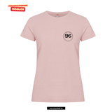 Clique BASIC T - Damen - Candy Pink - beidseitig bedruckt - Skiteam - Städtische Sekundarschule Straelen