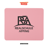 CT Mousepad - rosa - Realschule Affing - Logo einfarbig
