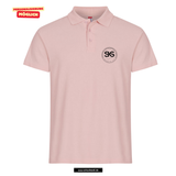 Clique BASIC Polo - Herren - Candy Pink - beidseitig bedruckt - Skiteam - Städtische Sekundarschule Straelen