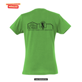 Clique BASIC Basic T - Damen - apple green - beidseitig bedruckt - Adolf-Clarenbach Schule Neuss