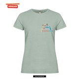 Clique BASIC T- Damen - sage green - Grundschule Kissing
