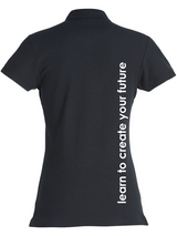 Clique BASIC Polo - Damen - schwarz - Realschule Affing