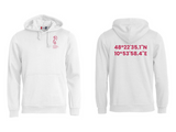 Clique BASIC Hoody - Kinder - weiß - Druck beidseitig - Gymnasium bei St. Stephan