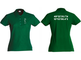 Clique BASIC Polo - Damen - grün - Druck beidseitig - Gymnasium bei St. Stephan