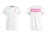 Clique BASIC-T - Unisex - weiß - Druck beidseitig - Gymnasium bei St. Stephan