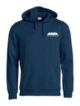 Clique BASIC Hoody - Kinder - dark navy - Druck beidseitig - 5-Täler-Schule