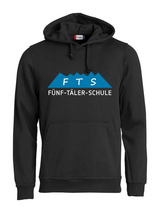 Clique BASIC Hoody - Kinder - schwarz - 5-Täler-Schule - zweifarbig