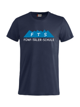 Clique BASIC-T - Unisex - dark navy - 5-Täler-Schule - zweifarbig