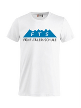 Clique BASIC-T - Unisex - weiß - 5-Täler-Schule